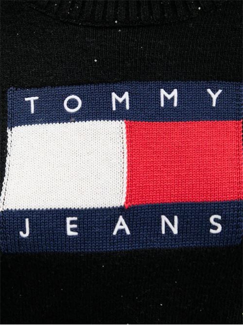 Maglione con bandiera in lurex Tommy Jeans | DW0DW21690BDS